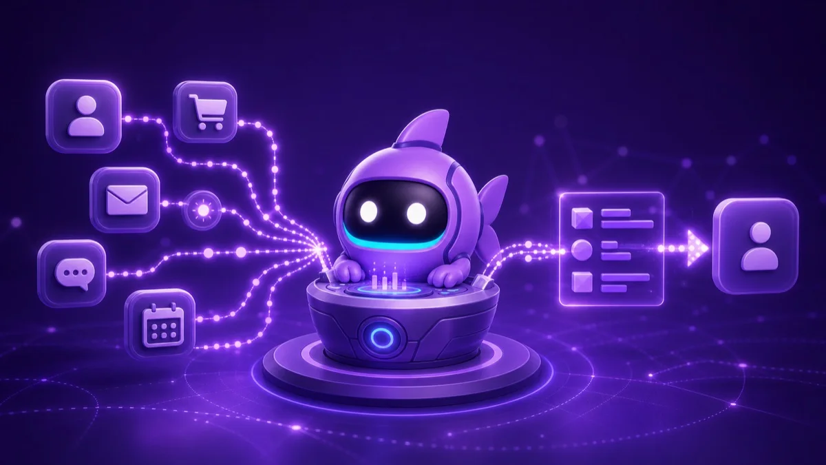 A Gobii conversation configuring inbound and outbound webhooks